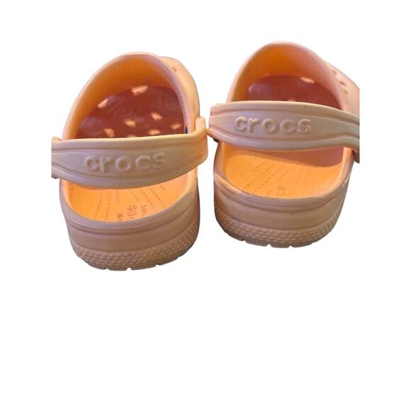Crocs Unisex Kids Yellow Classic Clogs Size 11 - Picture 7 of 8